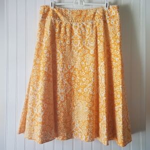 Liz Claiborne Floral Skirt Women's Sz 14